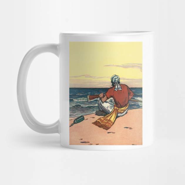 Pirate Marooned on a Deserted Island by MasterpieceCafe